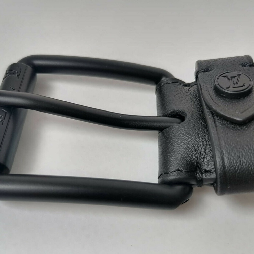 New Authentic Louis Vuitton Voyager 35 MM Black Belt size 34" / 85 cm - Picture 7 of 12